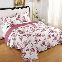 Kit Cobre Leito Casal + 2 Porta-travesseiros Capri Aurora - 1