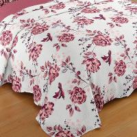 Kit Cobre Leito Casal + 2 Porta-travesseiros Capri Aurora - 3