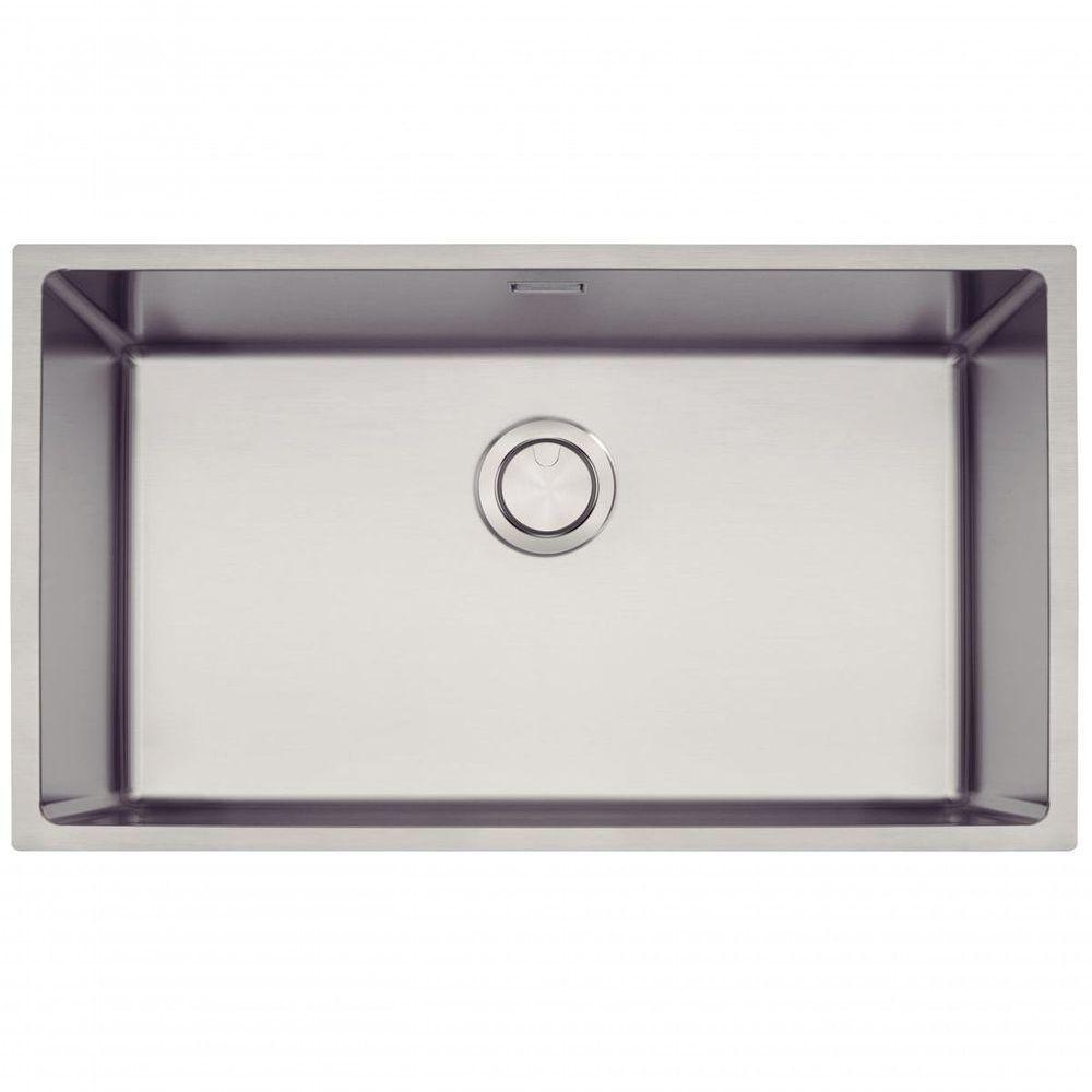 Cuba Tramontina Design Collection Quadrum 70 Em Inox Acabamento Acetinado E Válvula De 4 1-2" Com Escape - 1