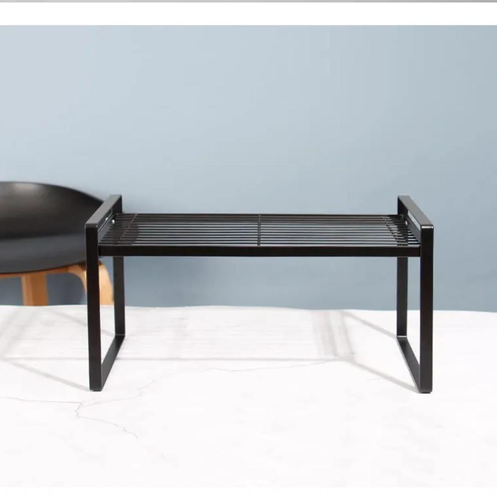 Organizador Armario Bancada Estante Multiuso Prateleira Metal Suporte Guarda Roupa Rack Cozinha Banheiro Escritorio Mesa - 6