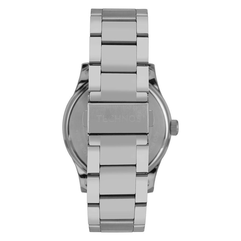 Relógio Technos Masculino Steel Prata - 2115tzc-1p - 2
