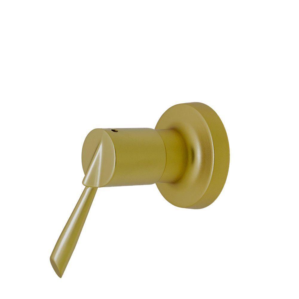 Kit 2 Acabamentos Registro Pressão E Gaveta 16 Estrias Padrão Deca Dourado - 4