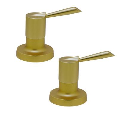 Kit 2 Acabamentos Registro Pressão E Gaveta 16 Estrias Padrão Deca Dourado