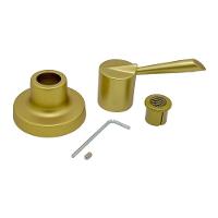 Kit 2 Acabamentos Registro Pressão E Gaveta 16 Estrias Padrão Deca Dourado - 5