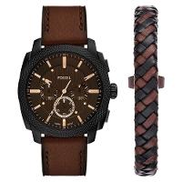 Kit Fossil Masculino Machine Preto - Fs6102set-0mn - 1