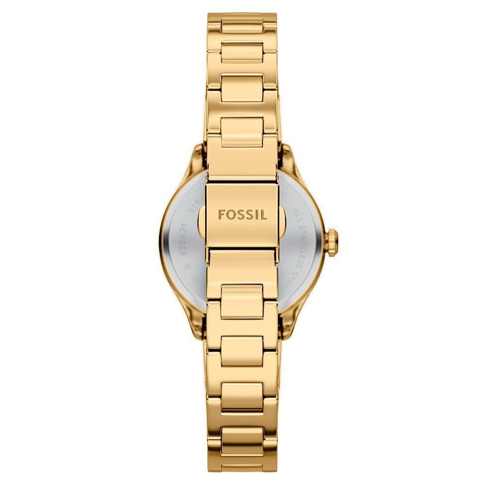 Relógio Fossil Feminino Gilmore Dourado - Es5421-1kn Relógio Fossil Feminino Fossil Fem - Es5421-1kn - 5