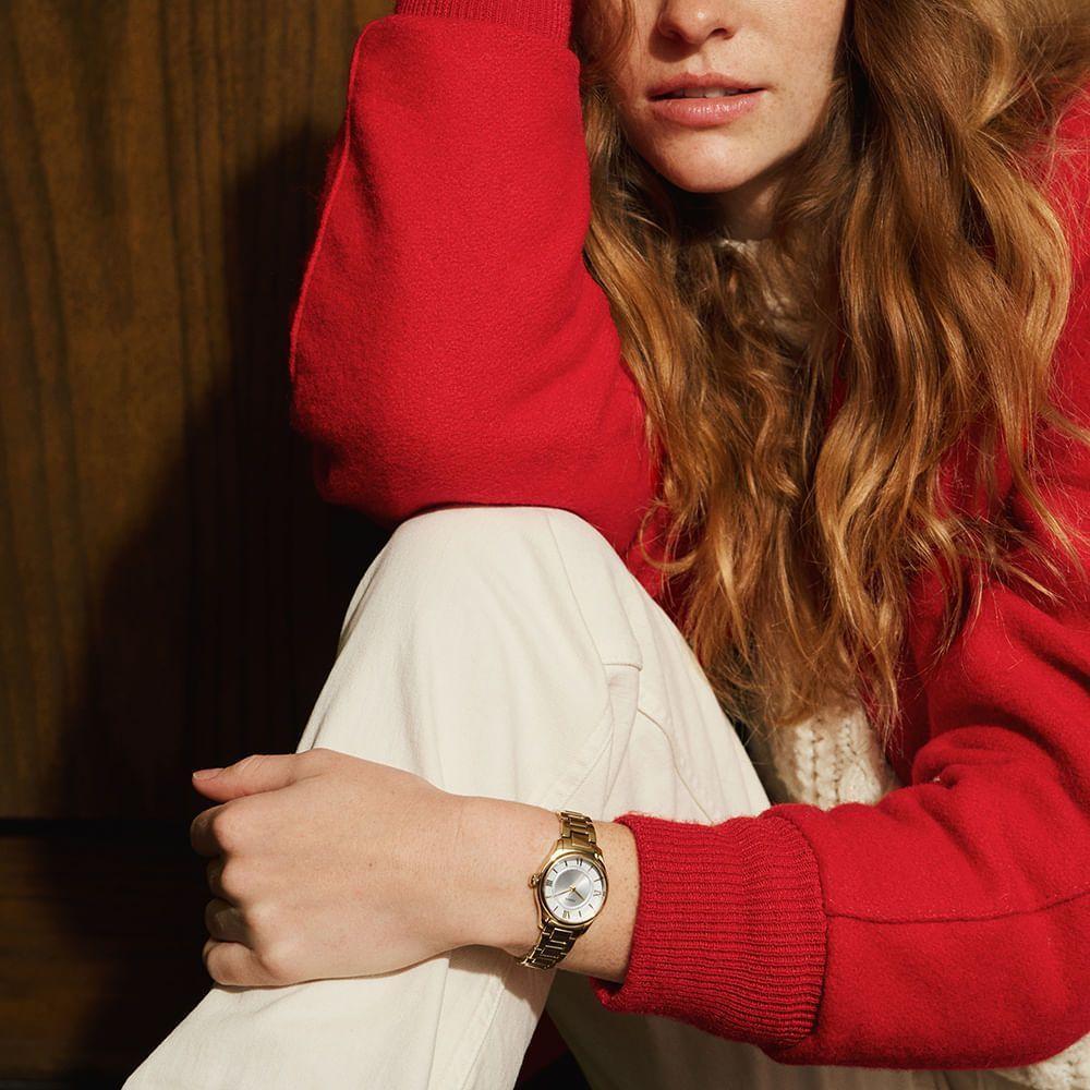 Relógio Fossil Feminino Gilmore Dourado - Es5421-1kn Relógio Fossil Feminino Fossil Fem - Es5421-1kn - 8