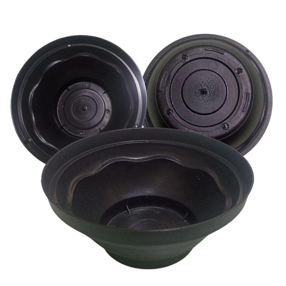 Vaso Cuia Preto Tc 25 - 25x11cm - 2