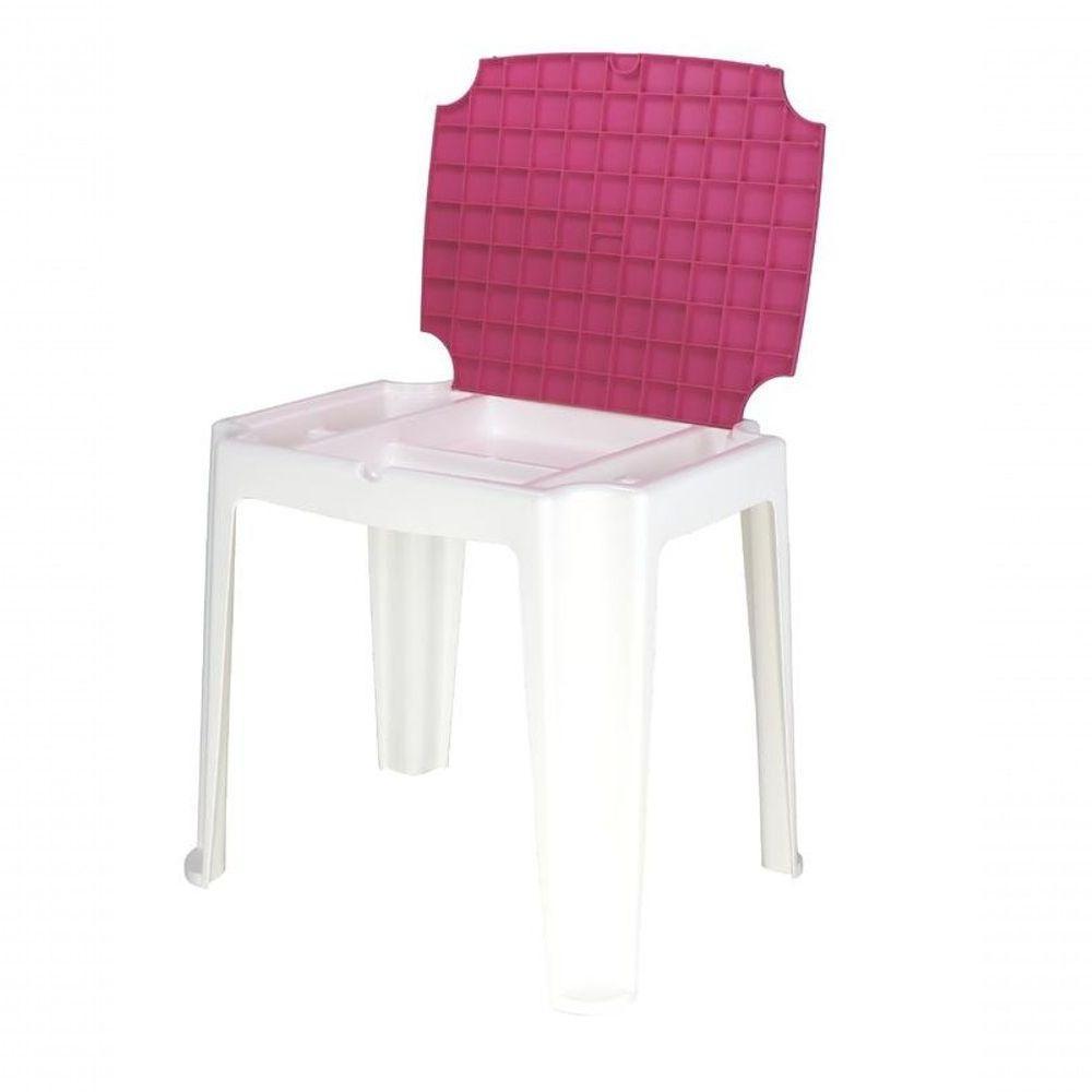 Mesa Infantil Tramontina Versa Rosa E Branco - 3