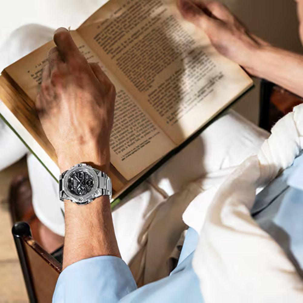 Relógio Casio G-shock G-steel Gst-b400d-1adr Bluetooth E Tough Solar - 5