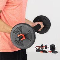 Kit Halteres Anilhas Kettlebell 6 Em 1 Ajustável Treino Casa 50kg - 2
