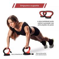 Kit Halteres Anilhas Kettlebell 6 Em 1 Ajustável Treino Casa 50kg - 5