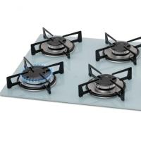 Fogão Cooktop Fischer 4 Bocas Gás Mesa Vidro - Branco 1519-5902 - 4
