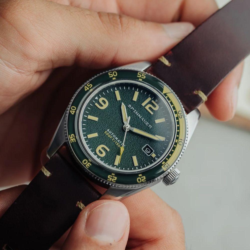 Relógio Spinnaker Fleuss Automatic Lagoon Green Sp-5055-0c - 4