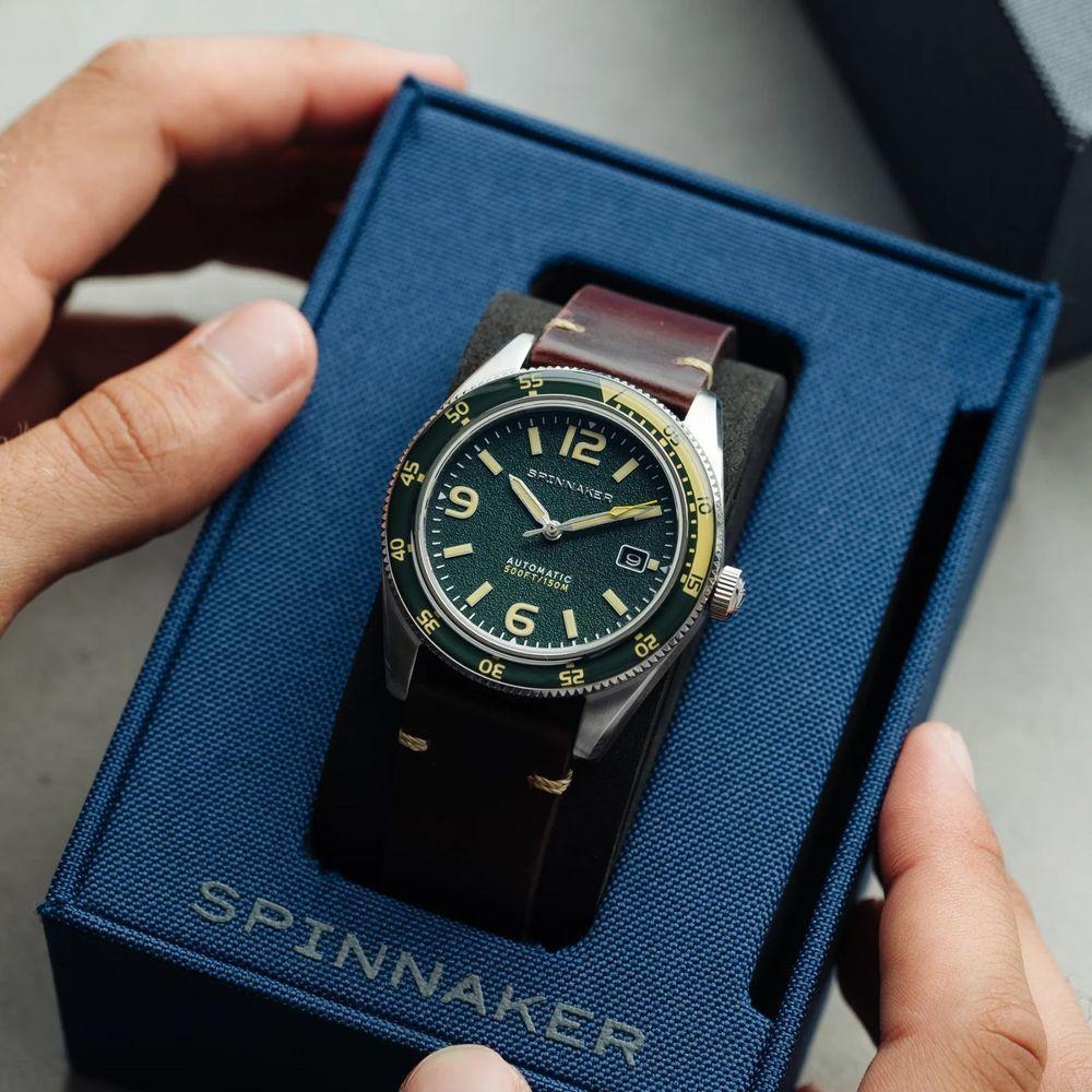 Relógio Spinnaker Fleuss Automatic Lagoon Green Sp-5055-0c - 6