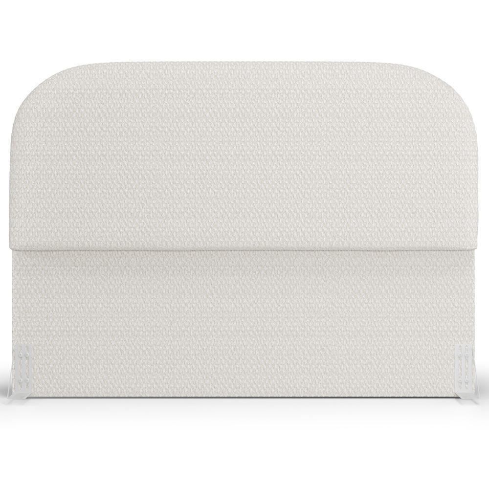 Cabeceira Cama Box Casal 140cm Orgânica Lanna W01 Bouclê Cru - Lyam Decor - 3