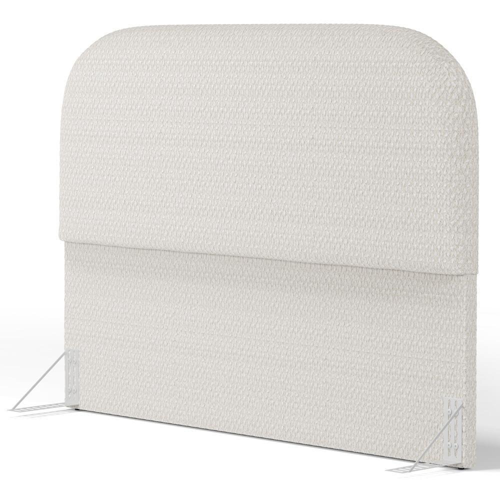 Cabeceira Cama Box Casal 140cm Orgânica Lanna W01 Bouclê Cru - Lyam Decor - 7