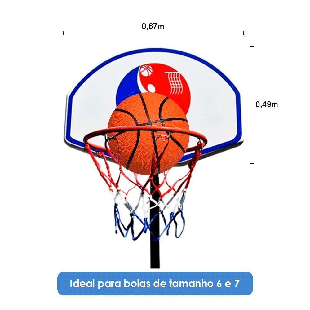 Tabela Cesta De Basquete Portátil Ajustável Winmax Base Com água Ou Areia - 6