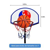 Tabela Cesta De Basquete Portátil Ajustável Winmax Base Com água Ou Areia - 6