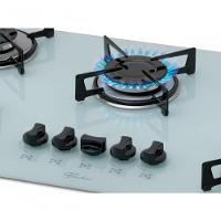 Fogão Cooktop Fischer 5 Bocas Gás Mesa Vidro -  Bivolt