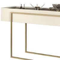 Rack Bancada Para Sala Ariana E Aparador Para Sala Pilar Off White – Dj Móveis - 8