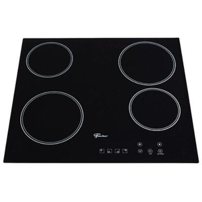 Fogão Cooktop Elétrico Fischer 30006-73476 4 Queimadores Vitrocerâmico Digital Touch Preto 220V