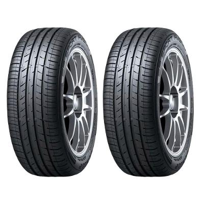 Kit 2 Pneus Dunlop 195/55r15 Sport Fm800 Preto