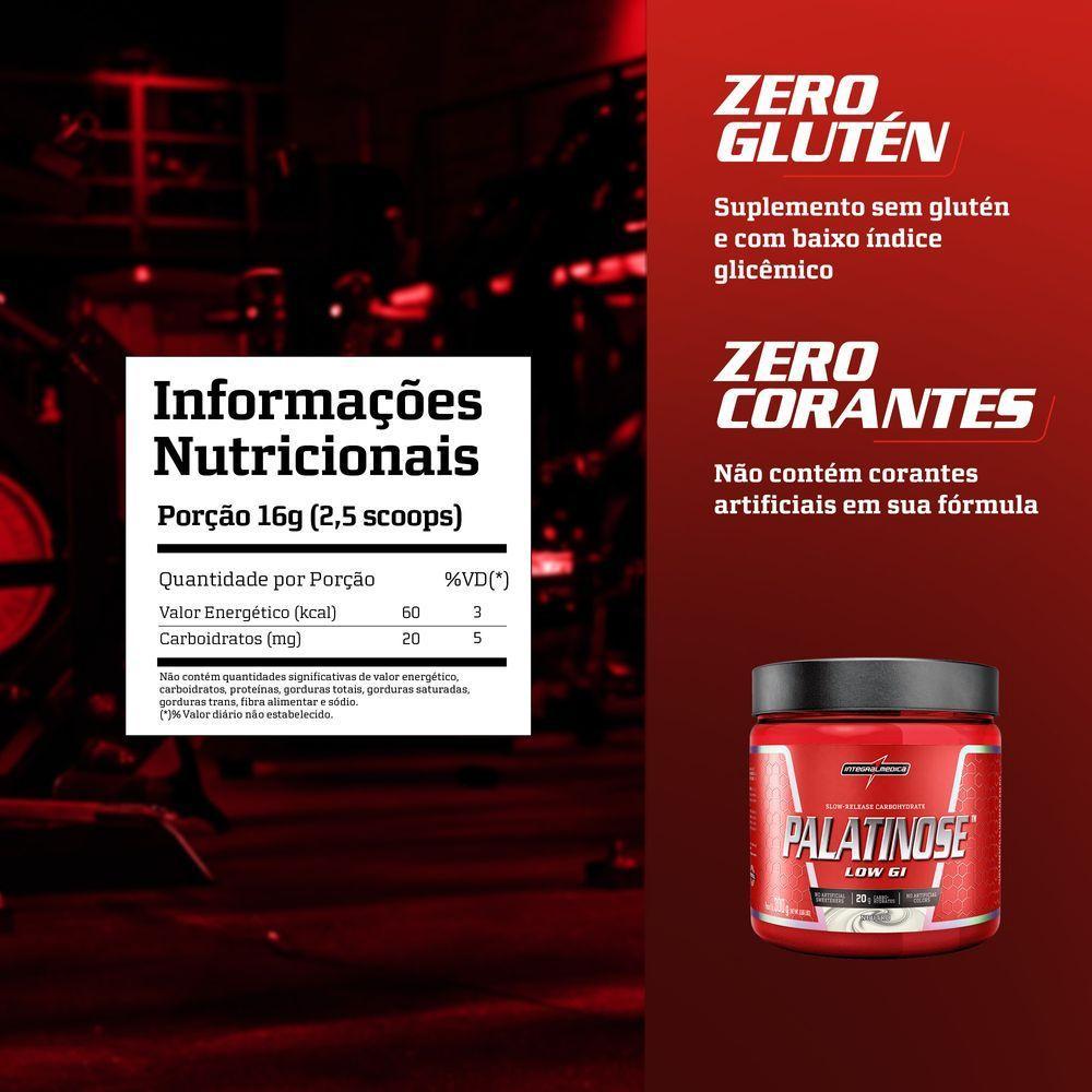 Carboidrato Em Pó Integralmedica Palatinose 300g Neutro - 2