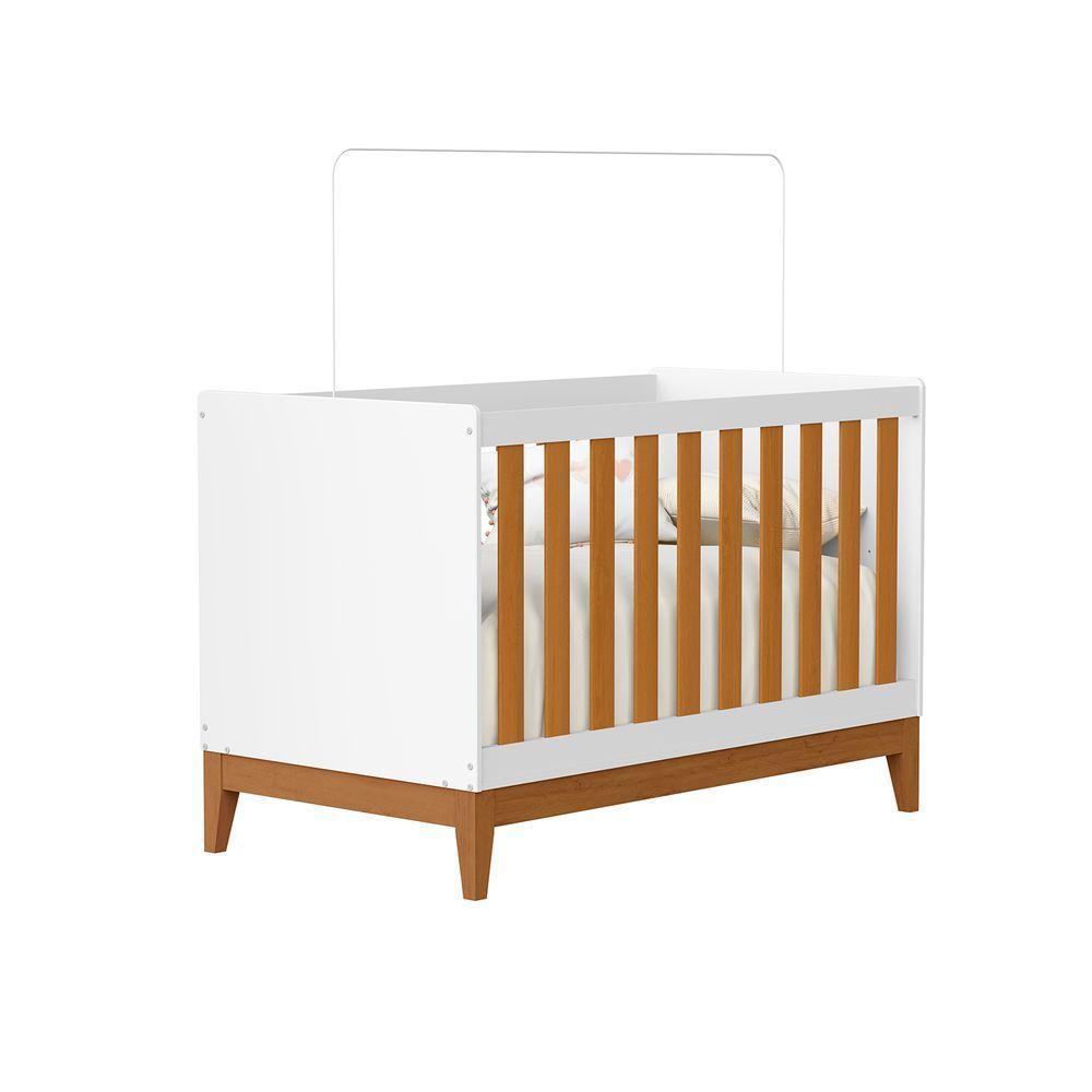 Berco Americano Para Quarto Flip Branco Com Sanava - 1