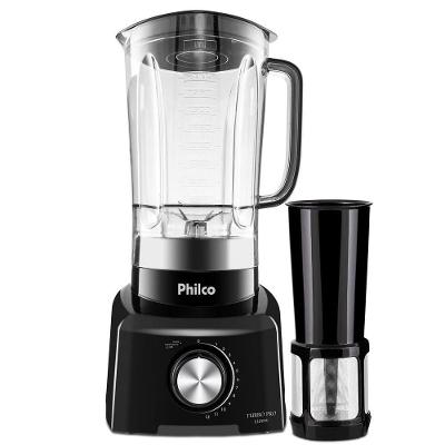 Liquidificador Philco 1200W 3L 12 Velocidades Preto Turbo Pro 110V