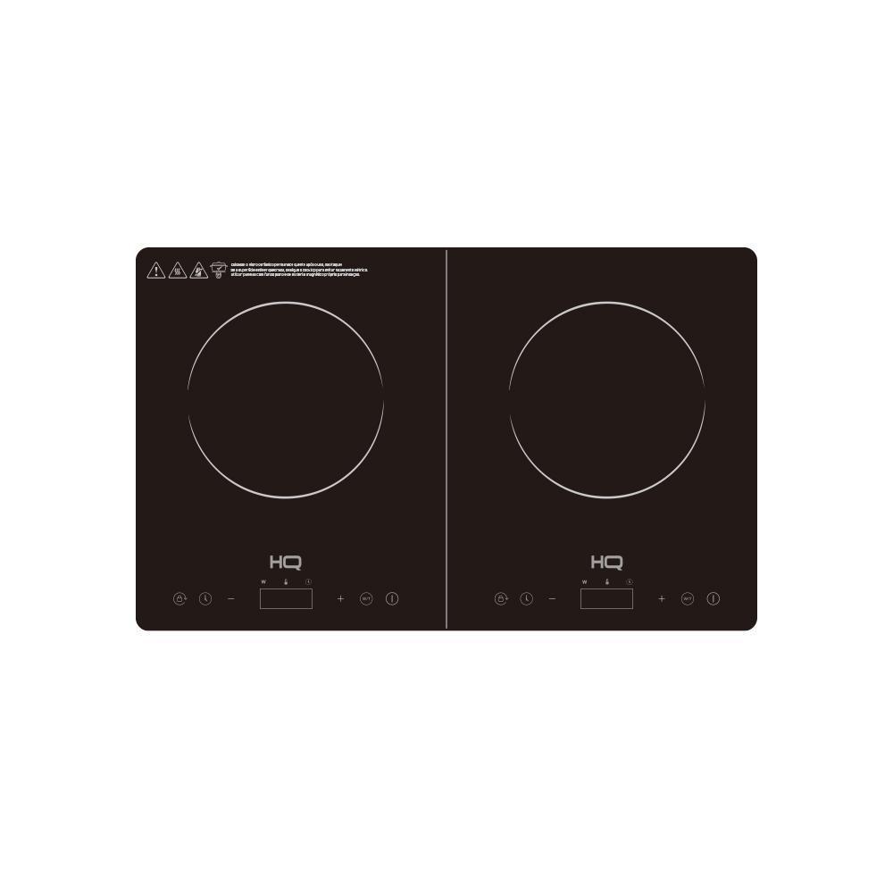 Cooktop De Indução HQ 2 Bocas Portátil 2000W Preto HQ-IDS3502 110V - 1