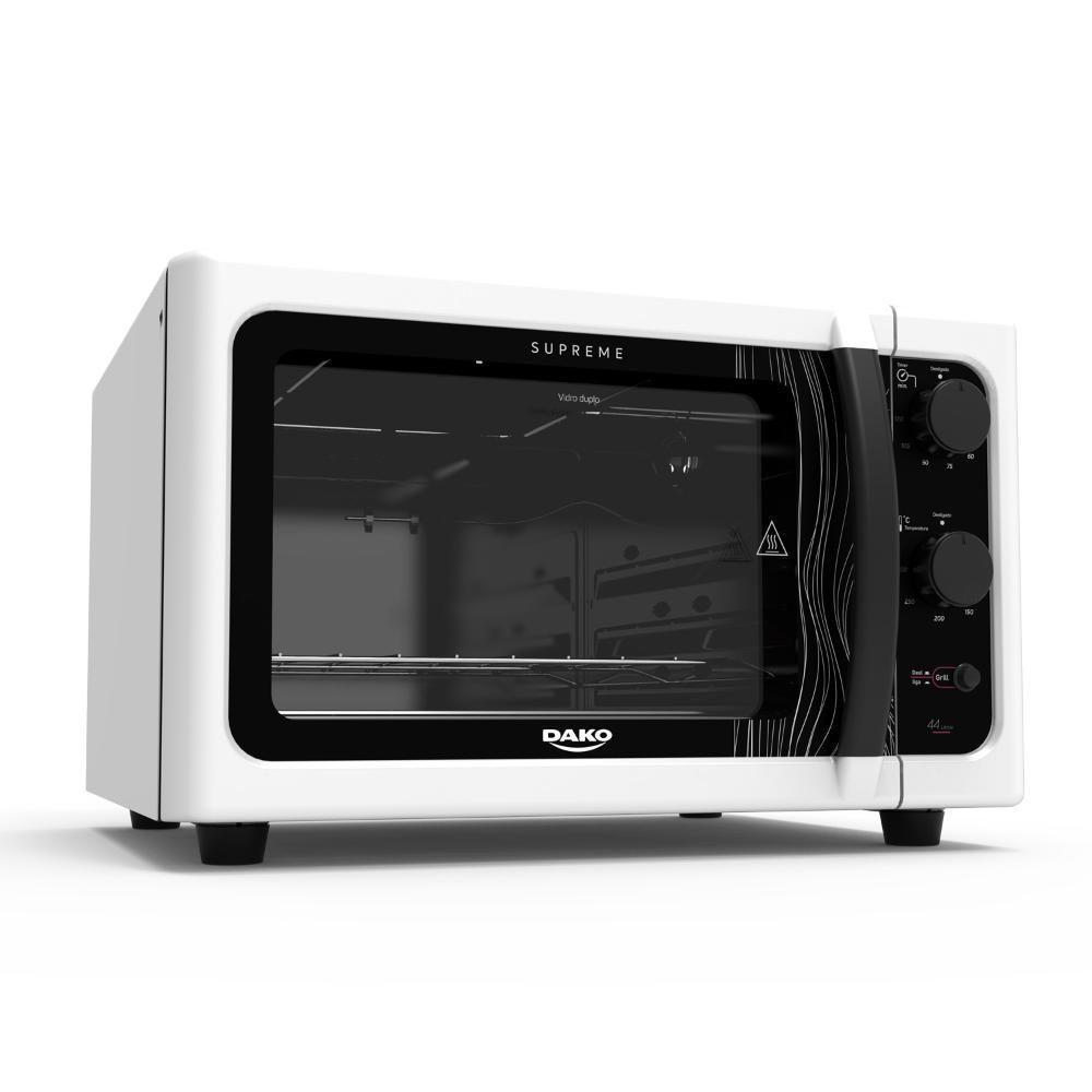 Forno de Bancada Elétrico Supreme Branco 44L Dako 220v - 3