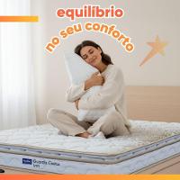 Colchão Solteiro Probel Espuma D33 Pillow Top 88x188x18cm Guarda Costas Lyon Branco/bege - 3