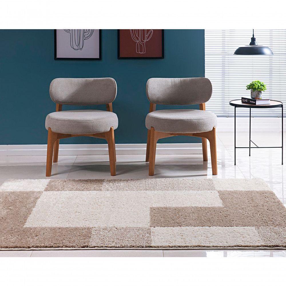Tapete Sala Toque Macio 2,00x2,50 Linha Design Antid. Trigo Des 18 - 3