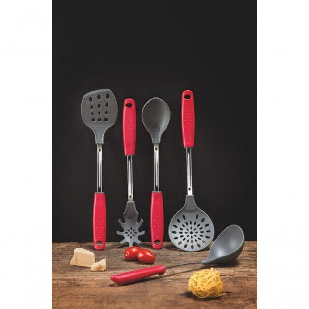 Espumadeira Tramontina Utilitá Em Nylon Cabo Vermelho - 2