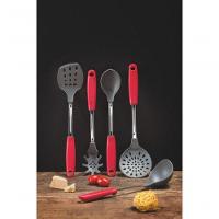 Espumadeira Tramontina Utilitá Em Nylon Cabo Vermelho - 2