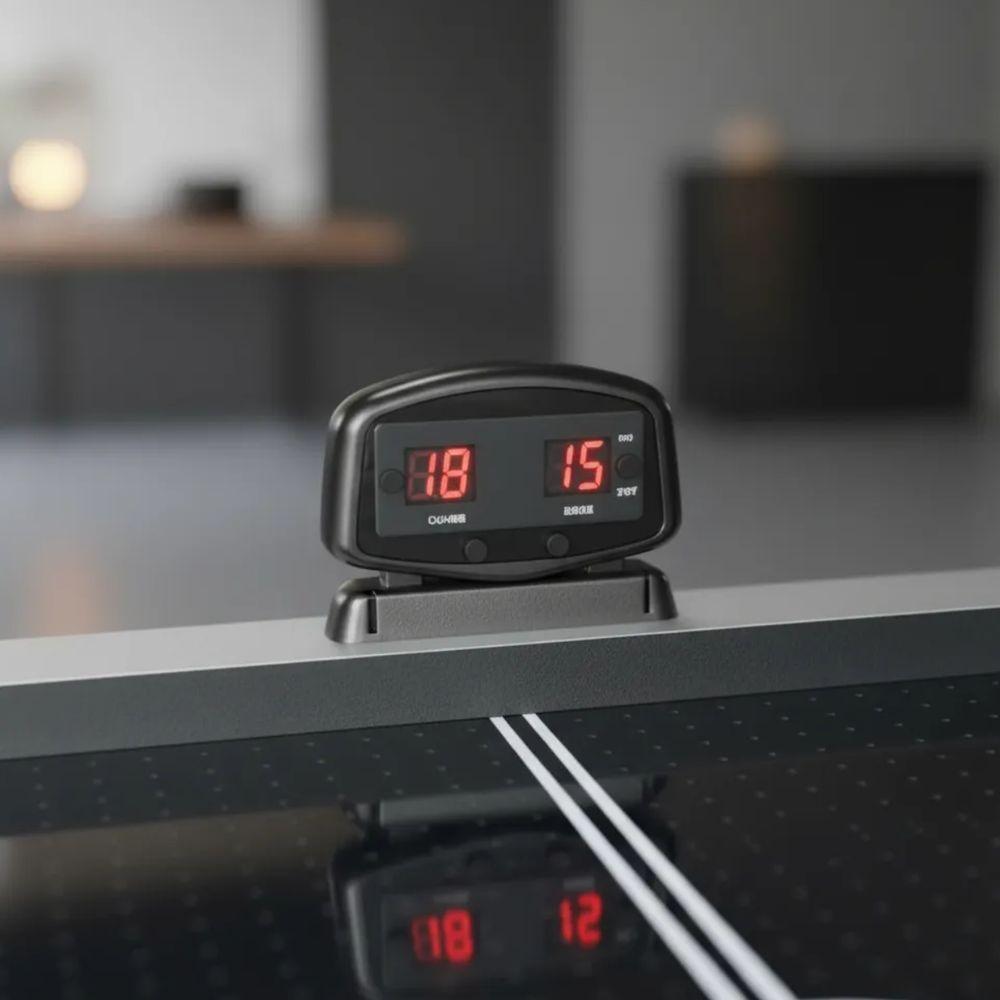 Mesa De Air Hockey Profissional 220v Aero Game Preta Com Pontuação Eletrônica - 4