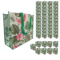 Bolsa Ecologica Ecobag Sacola Ombro 50 Unidades Retornavel Mercado Dobravel Compras Reutilizavel - 1