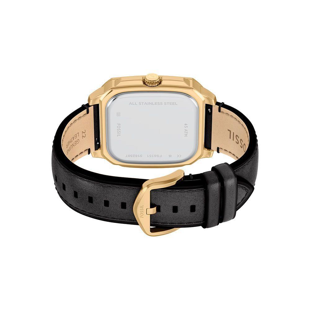 Relógio Fossil Masculino Crosby Dourado - Fs6151/0pn - 9