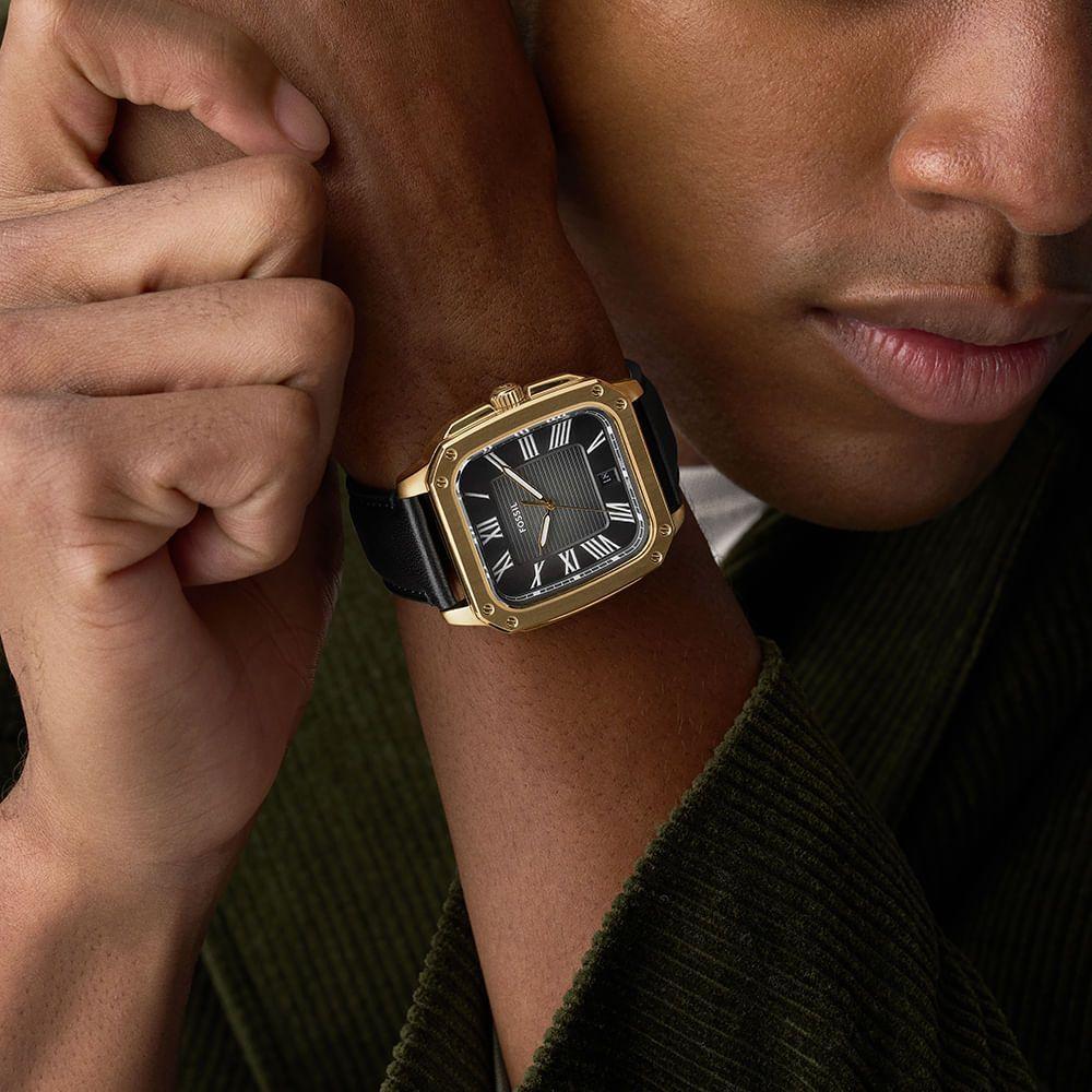 Relógio Fossil Masculino Crosby Dourado - Fs6151/0pn - 10