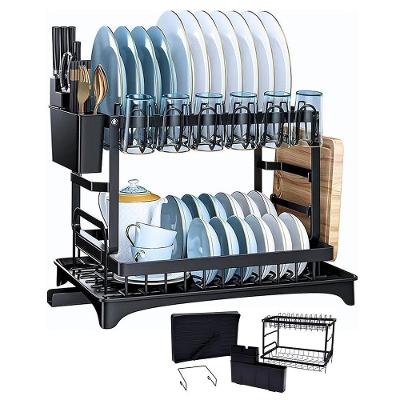 Escorredor De Louça Copo Prato Talheres Utensilios Mesa Pia Bancada Cozinha Limpeza Resistente Multiuso Organizaçao