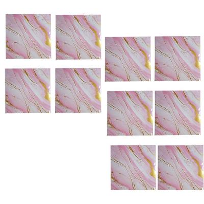 Placa Adesiva 3d Marmore Kit 10 Uni Papel De Parede Autocolante Moderno Reforma Obra Decoraçao Casa Banheiro Cozinha