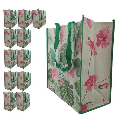 Bolsa Ecologica Ecobag 12 Unidades Sacola Ombro Retornavel Mercado Dobravel Compras Reutilizavel