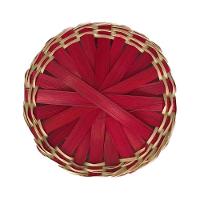 Cesta De Vime Natal Médio - 23cm X 12cm - 3
