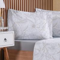 Jogo De Cama Casal 4 Pçs 200 Fios 100% Algodão 140x190x35cm Dessin - 2