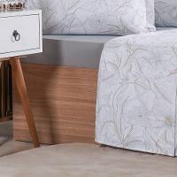 Jogo De Cama Casal 4 Pçs 200 Fios 100% Algodão 140x190x35cm Dessin