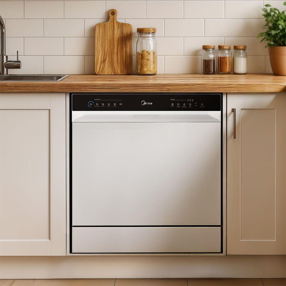 Lava Louças 8 Serviços Branca Touch Plus Midea MDWTF08W1 - 110V - 4