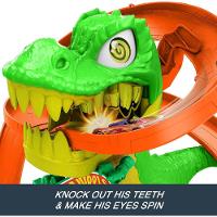 Hot Wheels Lets Race City Batalha T-rex - Mattel Jbm73 - 5