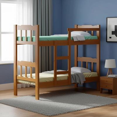 Beliche 2 Em 1 Com 2 Colchões Em Madeira Maciça Reforçada