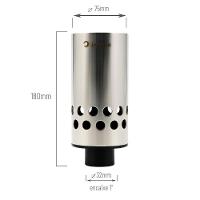 Bico Geiser 3" Efeito Espuma Para Fonte E Chafariz Entrada 32mm - Inaqua - 2